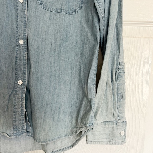 Rails Cleopatra Button Up Distressed Wash Patch Shirt - Picture 4 of 11